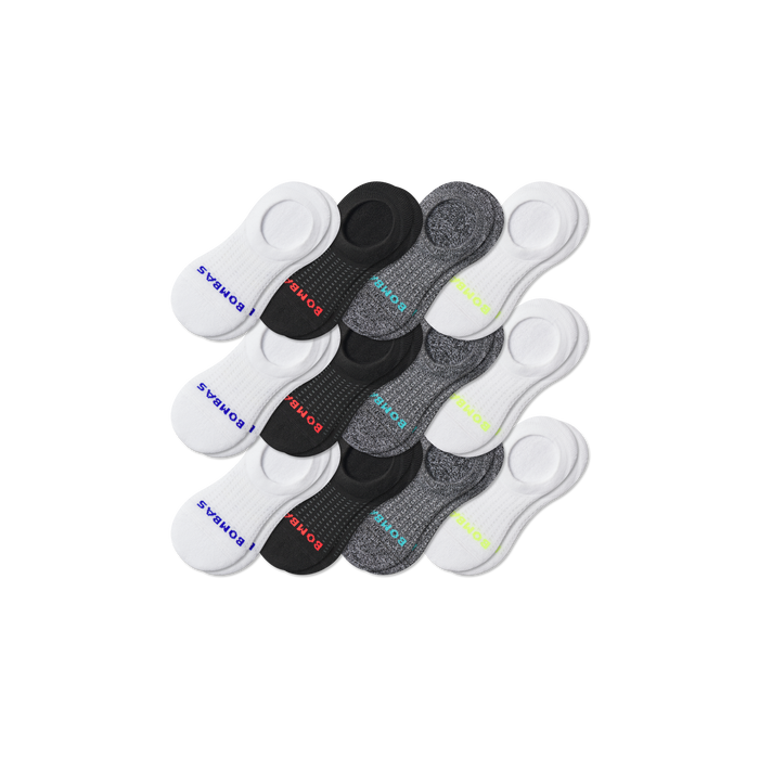Bombas Women's All Sport Cushioned No Show Socks 12-Pack, Low-Profile Athletic Socks