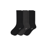 Bombas Women's Merino Cashmere Blend Fine Rib Calf Sock 3-Pack