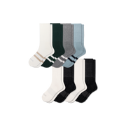 Bombas Men's Wide Calf Socks 8-Pack
