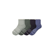 Bombas Men's Merino Wool Blend Quarter Socks 4-Pack