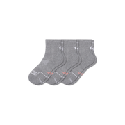 Bombas Women's Run Quarter Socks 3-Pack, Lightweight Breathable Running Socks