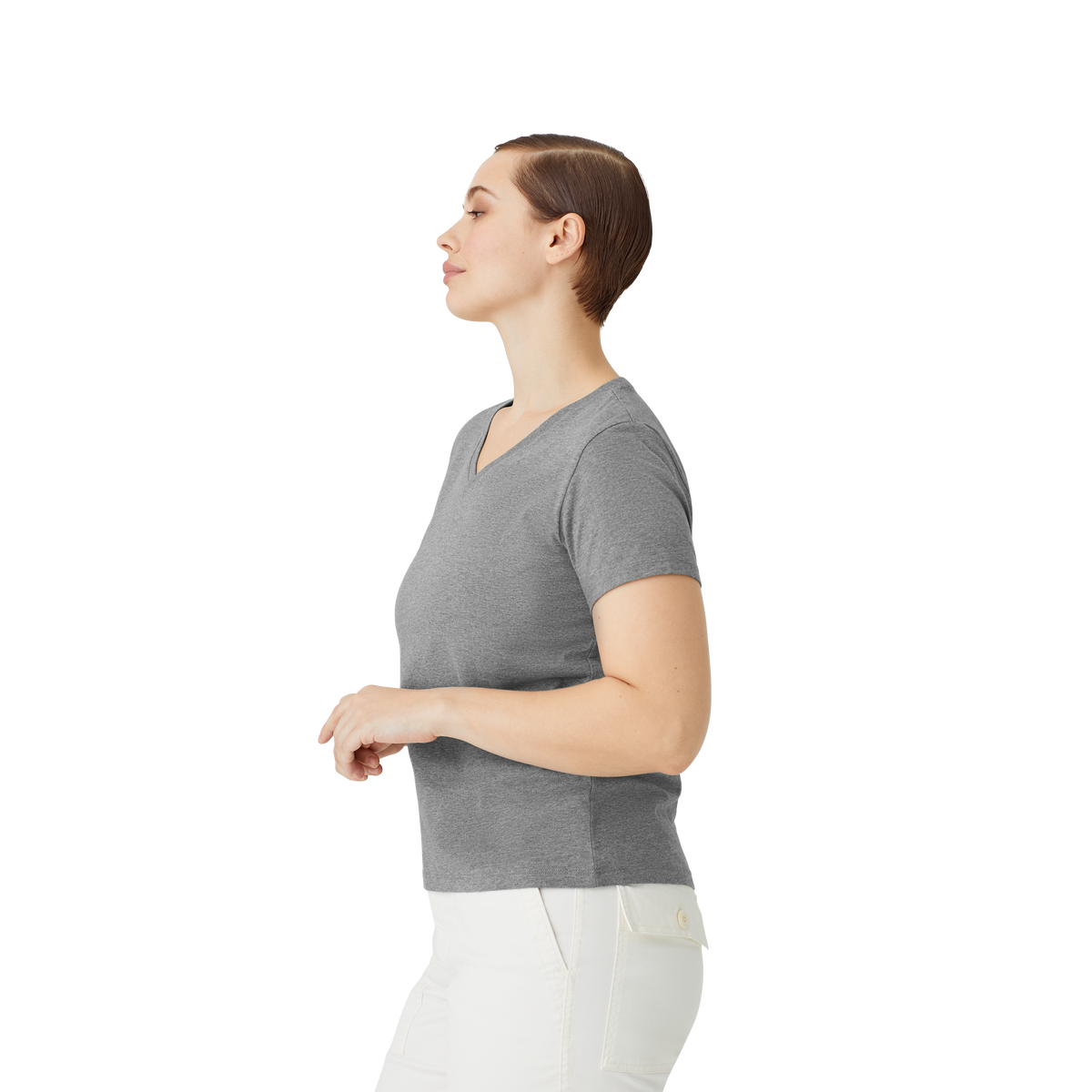 Bombas Women's Pima Cotton V-Neck T-Shirt