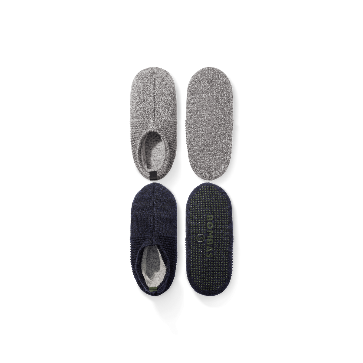Bombas Men's Gripper Slipper 2-Pack