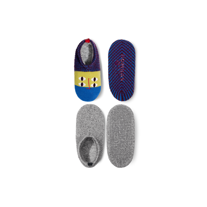 Bombas Youth Gripper Slipper Socks 2-Pack
