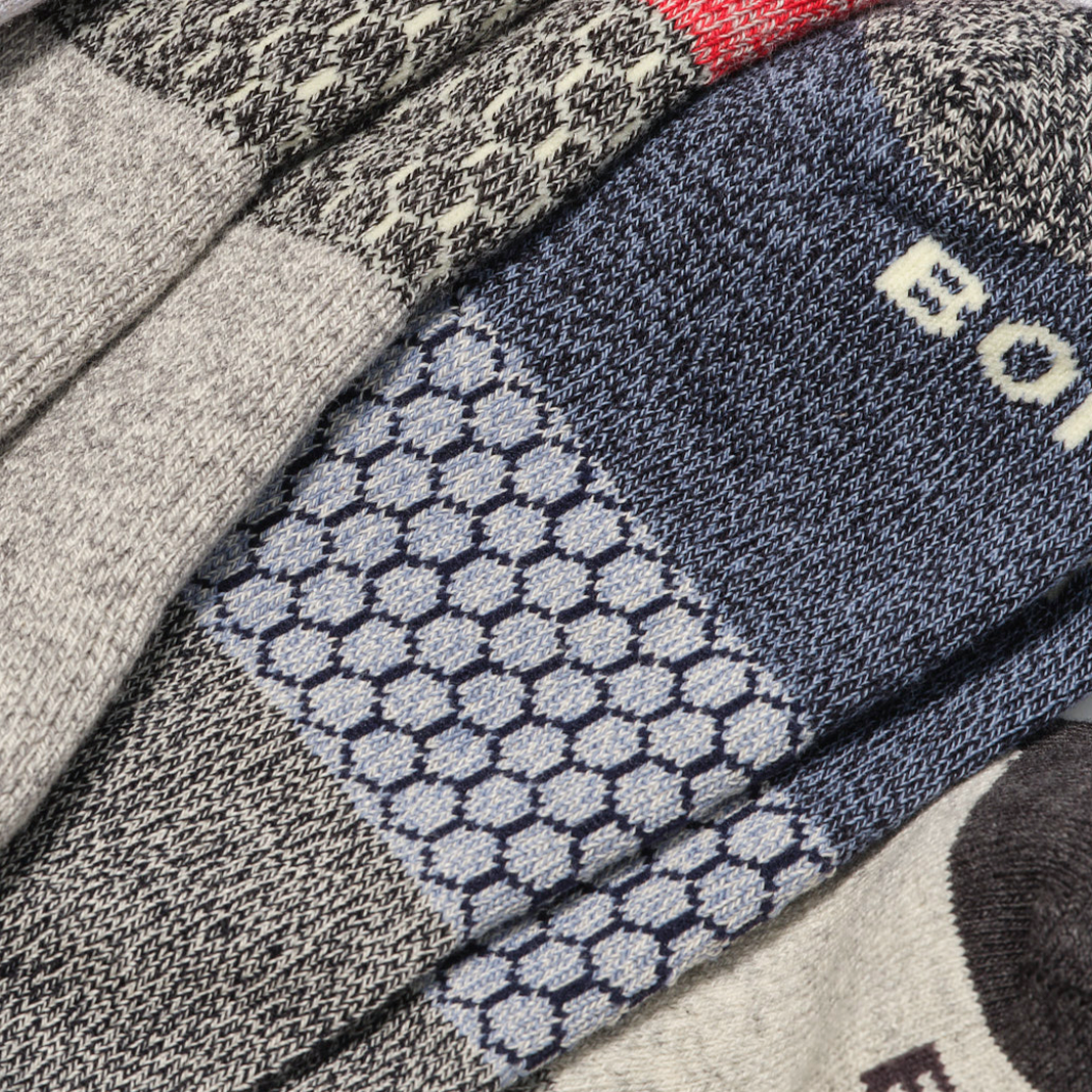 Bombas Men's Tri-Block Ankle Socks