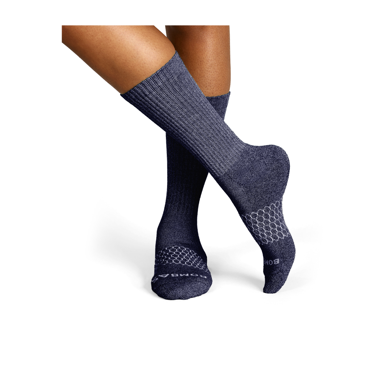 Bombas Women's Marl Calf Socks with Arch Support