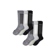 Bombas Men's Medical Grade Compression Knee High Sock 6-Pack 20-30mmHg