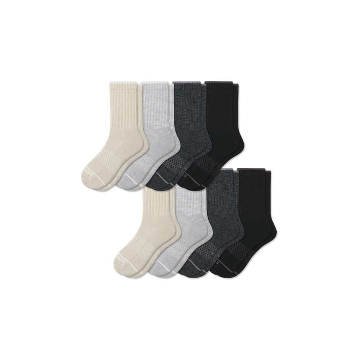 Bombas Women's Merino Wool Blend Half Calf Sock 8-Pack