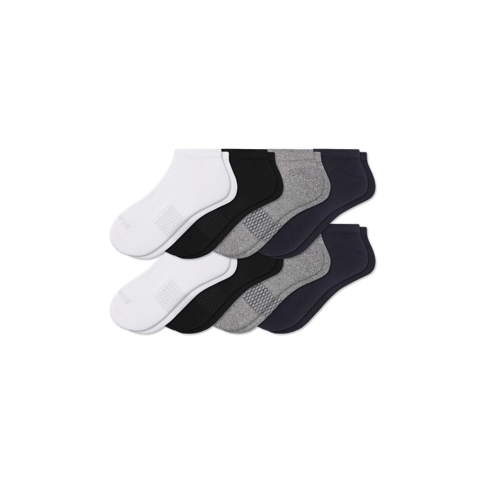 Bombas Men's Modern Rib Ankle Socks 8-Pack