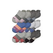 Bombas Youth Ankle Socks 12-Pack - Kids Seamless Toe Arch Support Socks