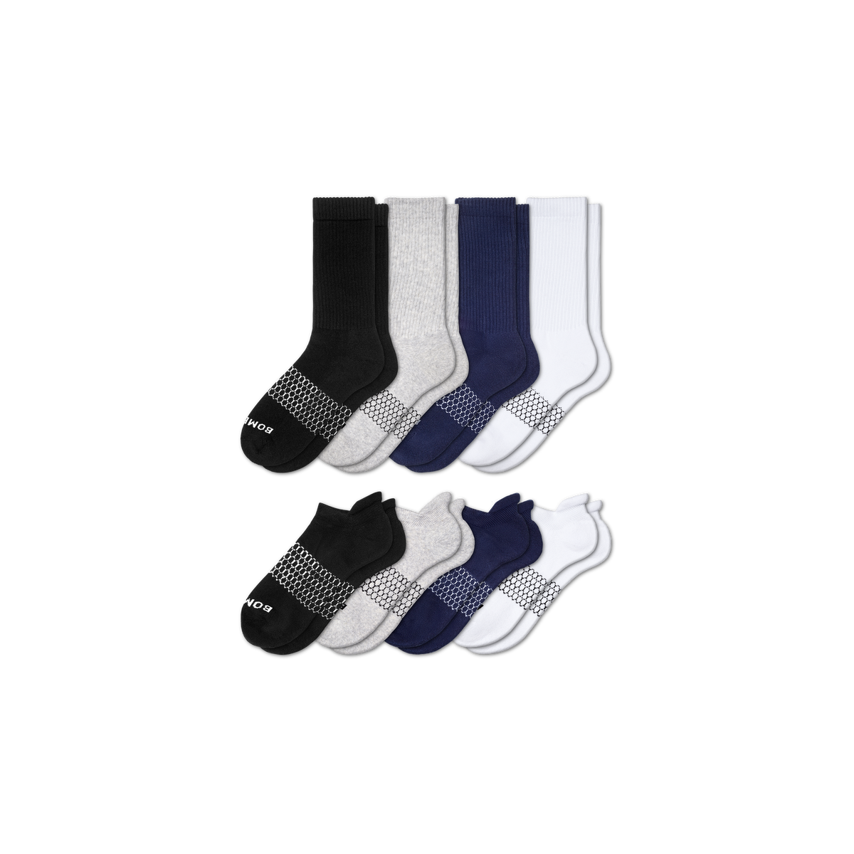 Bombas Women's Calf & Ankle Sock 8-Pack