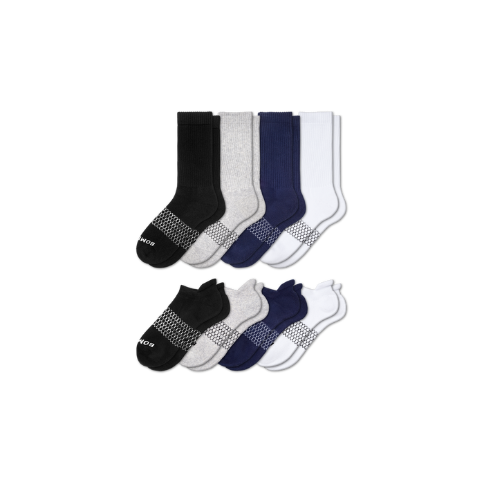 Bombas Women's Calf & Ankle Sock 8-Pack