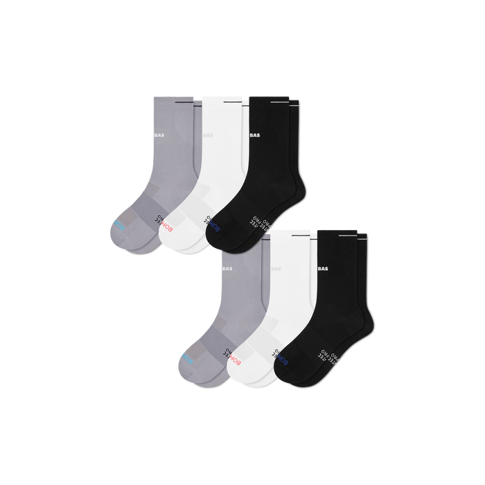 Bombas Men's RunPro Half Calf Socks 6-Pack