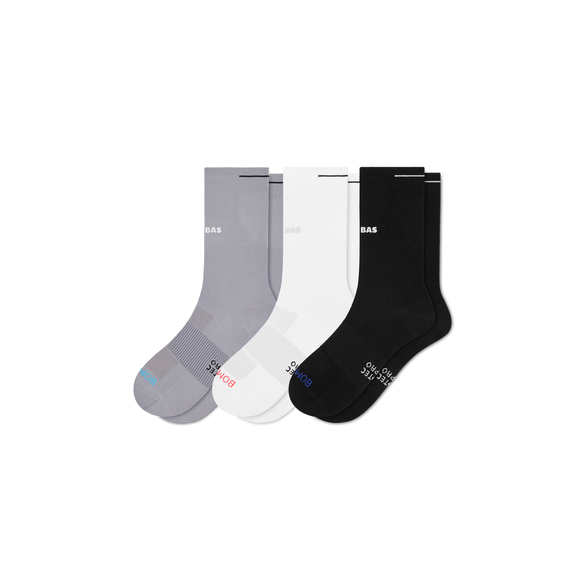 Bombas Men's RunPro Half Calf Socks 3-Pack