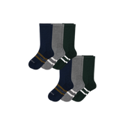Bombas Men's Everyday Compression Calf Socks 6-Pack 15-20mmHg