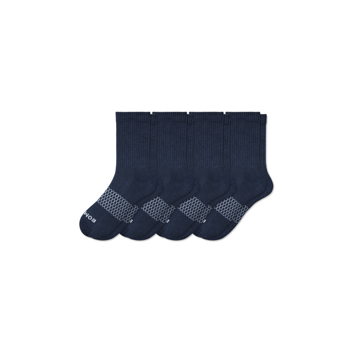 Bombas Men's Solids Half Calf Socks 4-Pack