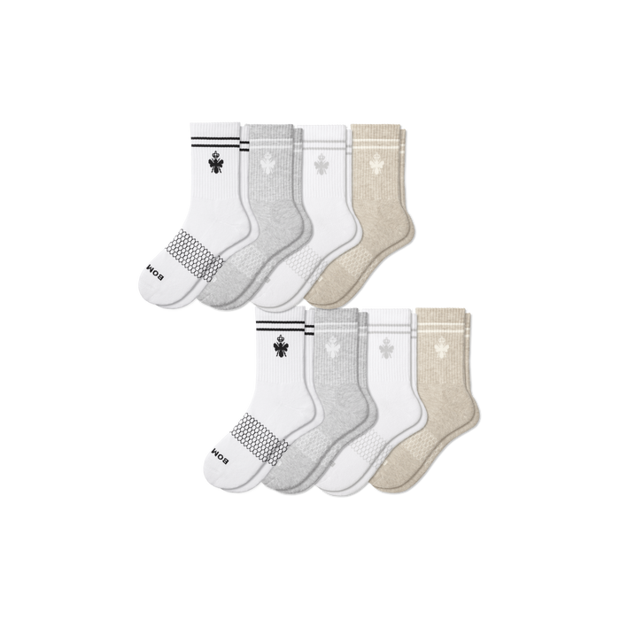 Bombas Women's Originals Half Calf Sock 8-Pack