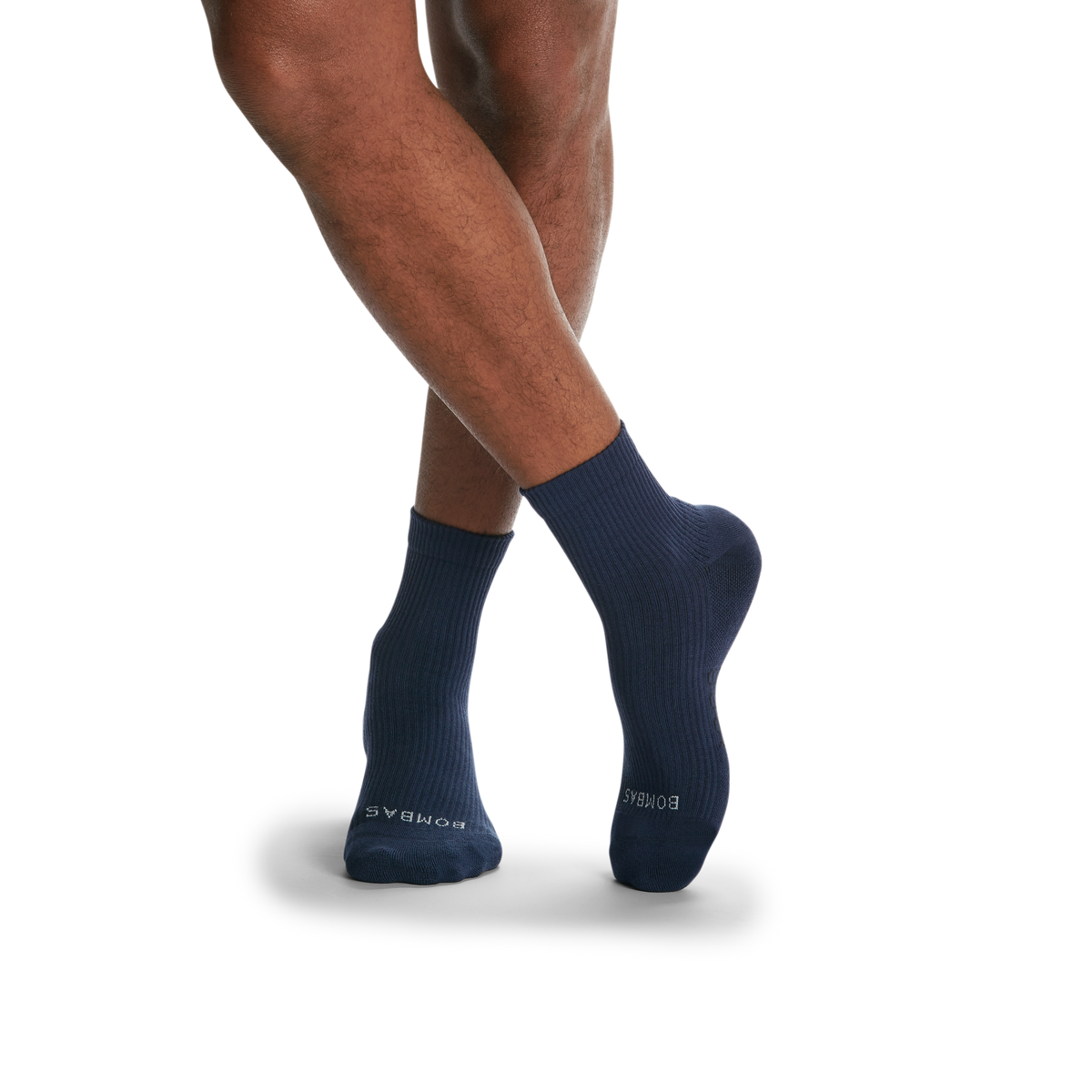 Bombas Men's Modern Rib Quarter Socks 8-Pack