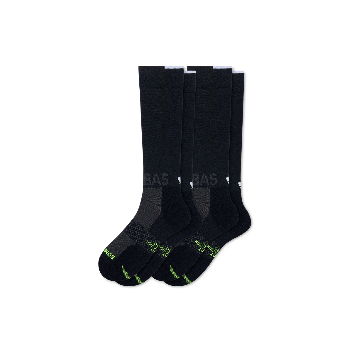 Bombas Women's Sport Compression Knee High Socks 2-Pack 20-30mmHg