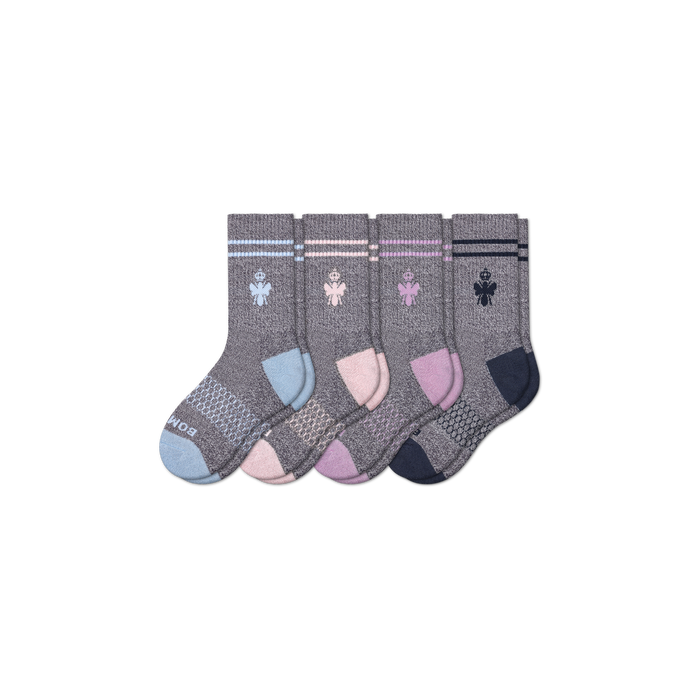Bombas Kids Calf Socks - Midweight Seamless Cotton Socks