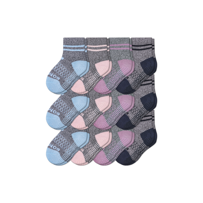 Bombas Toddler Gripper Calf Socks 12-Pack
