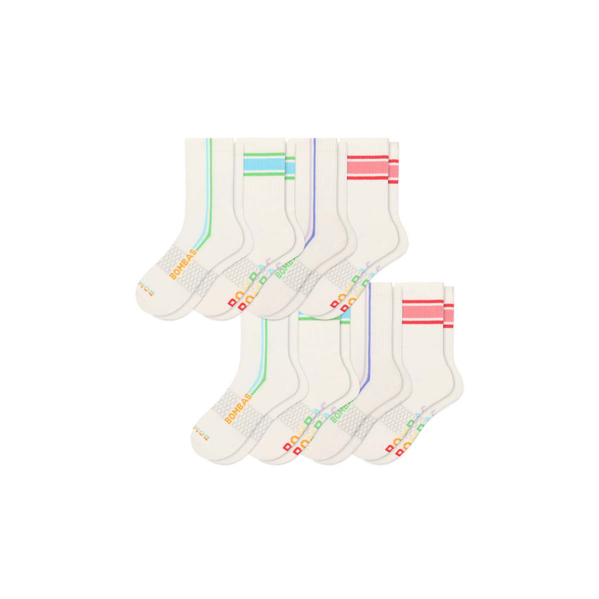 Bombas Pride Half Calf Socks 8-Pack