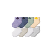 Bombas Baby Socks 8-Pack (0-6 Months) - Seamless Cotton Socks