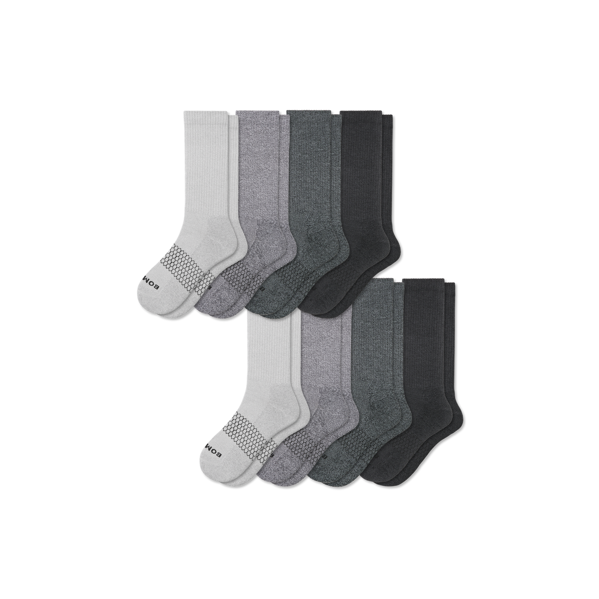Bombas Men's Marl Calf Socks 8-Pack