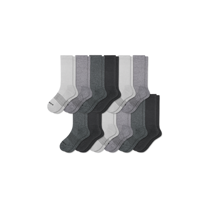 Bombas Men's Marl Calf Socks 12-Pack