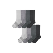 Bombas Women's Marl Calf Sock 8-Pack with Arch Support