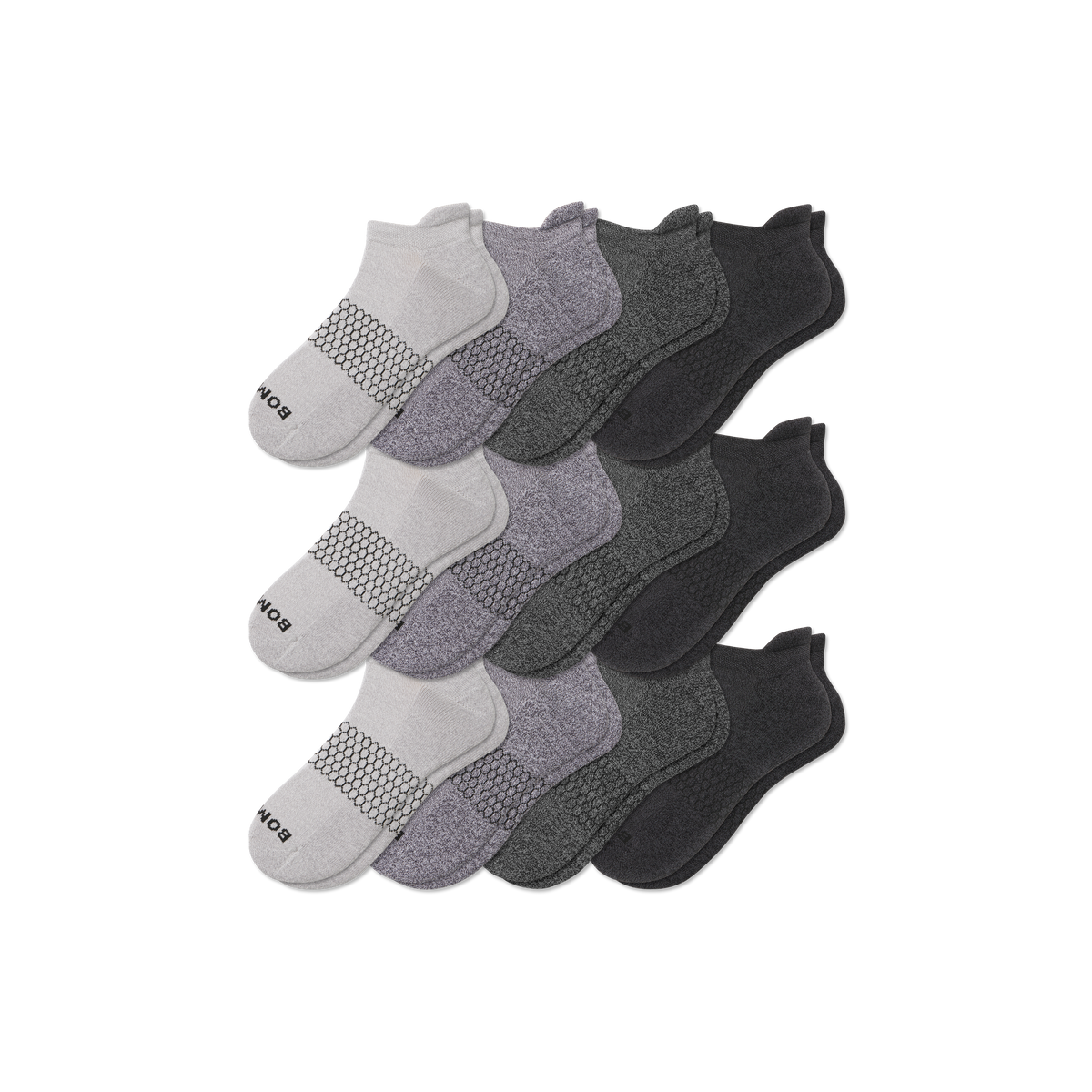 Bombas Men's Marl Ankle Sock 12-Pack