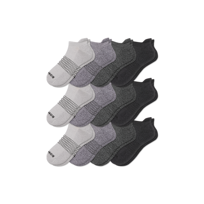 Bombas Men's Marl Ankle Sock 12-Pack