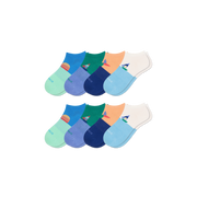Bombas Youth Lightweight Ankle Socks 8-Pack