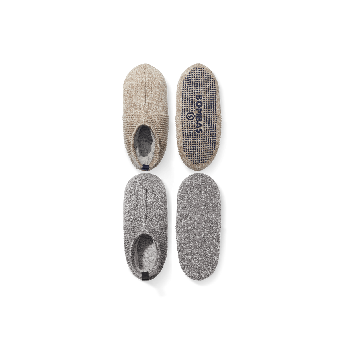 Bombas Women's Gripper Slipper 2-Pack