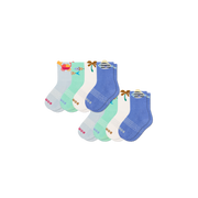 Bombas Junior Calf Socks 8-Pack - Kids Seamless Toe Arch Support Socks