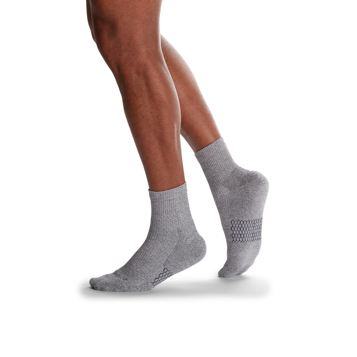 Bombas Men's Modern Rib Quarter Socks 8-Pack