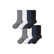 Bombas Women's Modern Rib Calf Sock 8-Pack