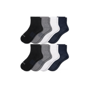 Bombas Men's Modern Rib Quarter Socks 8-Pack