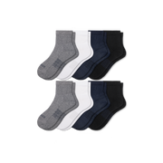 Bombas Women's Modern Rib Quarter Sock 8-Pack