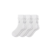 Bombas Women's Pointelle Bow Half Calf Sock 3-Pack