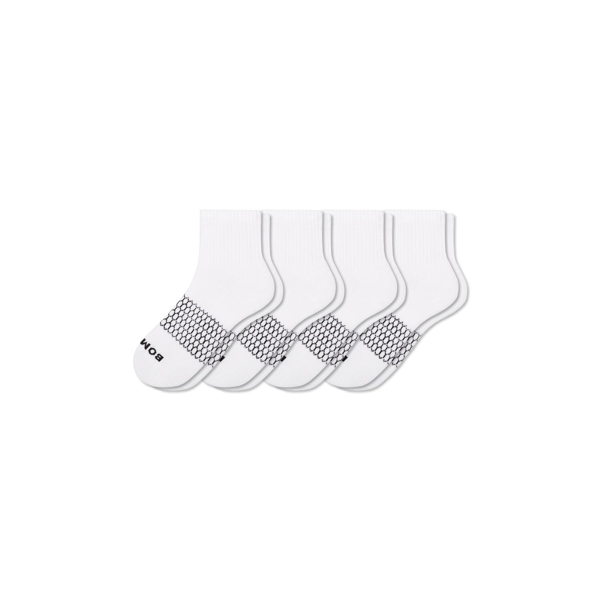 Bombas Men's Quarter Socks 4-Pack