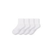 Bombas Women's Modern Rib Quarter Sock 4-Pack