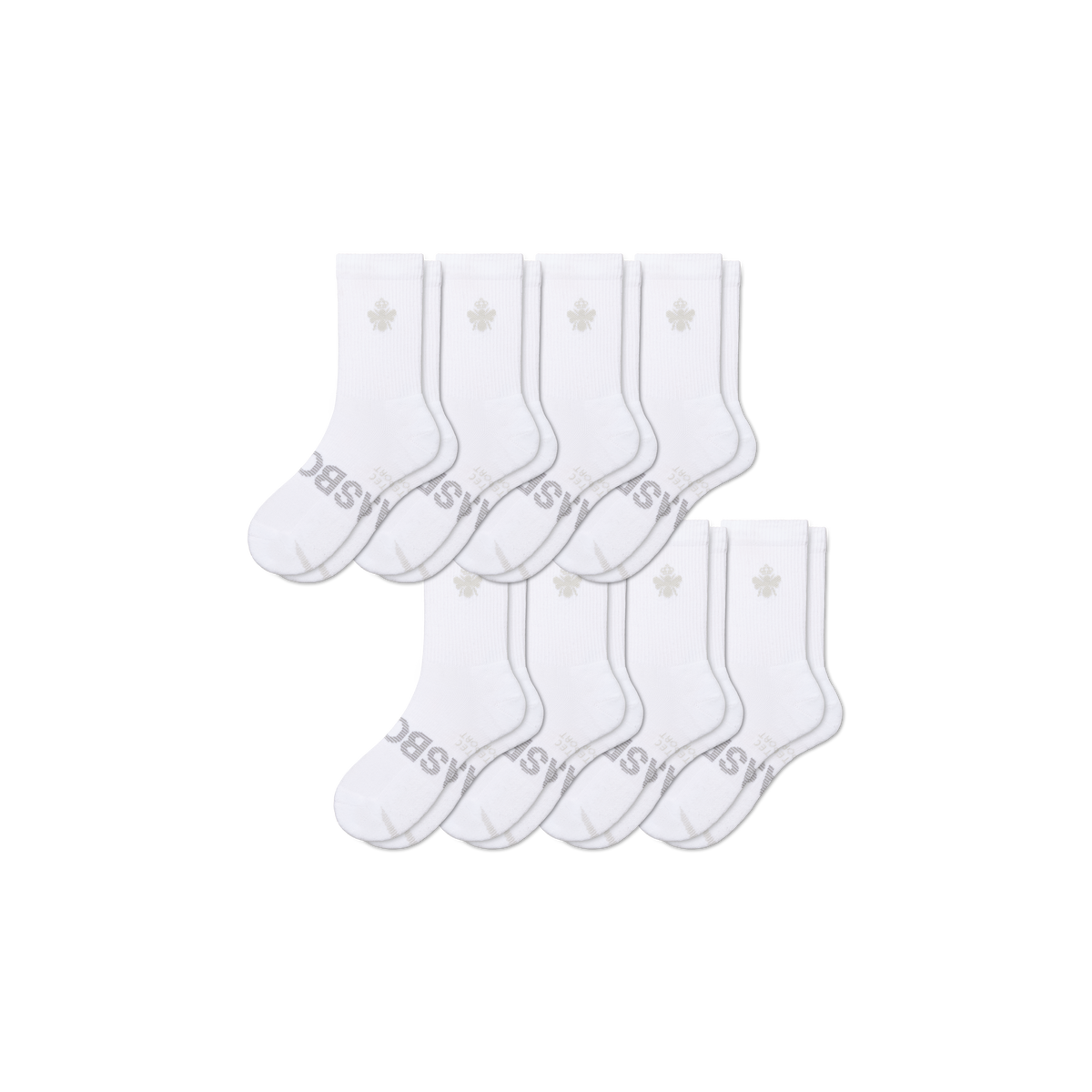 Bombas Women's All Sport Half Calf Socks 8-Pack, Cushioned Athletic Socks