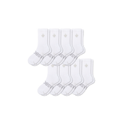 Bombas Women's All Sport Half Calf Socks 8-Pack, Cushioned Athletic Socks
