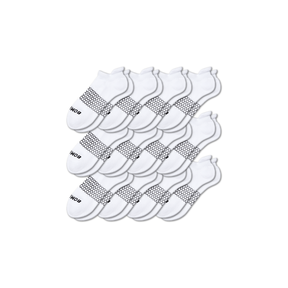 Bombas Men's Solids Ankle Socks 12-Pack