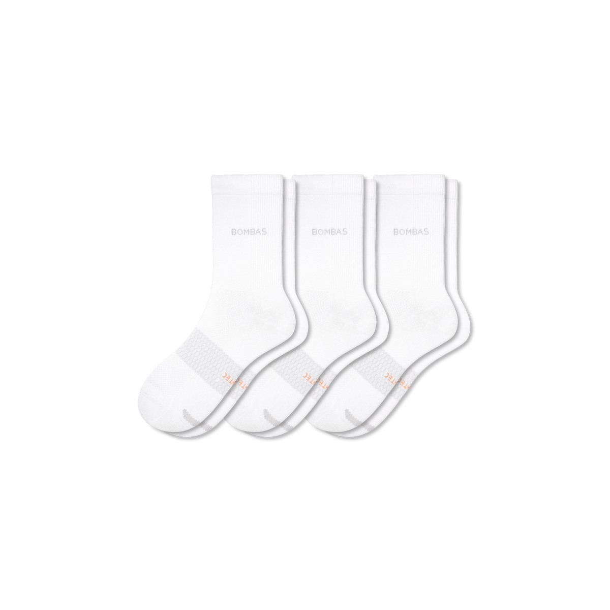 Bombas Women's UltraLite Sport Half Calf Socks 3-Pack, Lightweight Running Socks