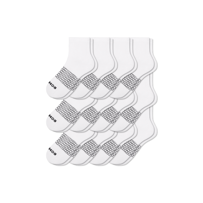 Bombas Men's Quarter Socks 12-Pack