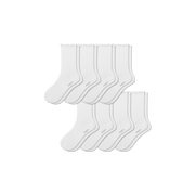 Bombas Women's Ruffle Rib Half Calf Sock 8-Pack