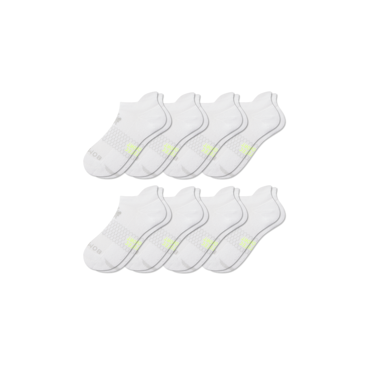 Bombas Youth All Sport Ankle Socks 8-Pack - Kids Midweight Athletic Socks