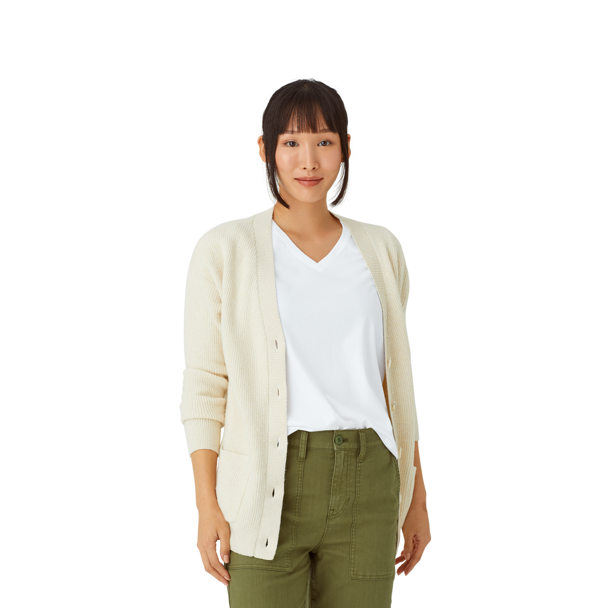 Bombas Women's Pima Cotton V-Neck T-Shirt 6-Pack